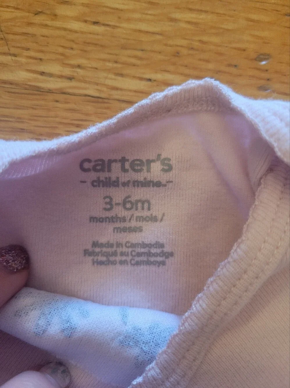 Carters 3-Piece Baby Bodysuit Set - Pink & Mint Strawberry Prints